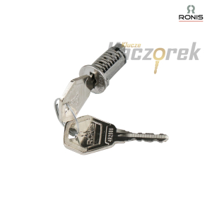 Zamek meblowy 012 - Ronis 23500 - bębenek z kluczami 4R NEW
